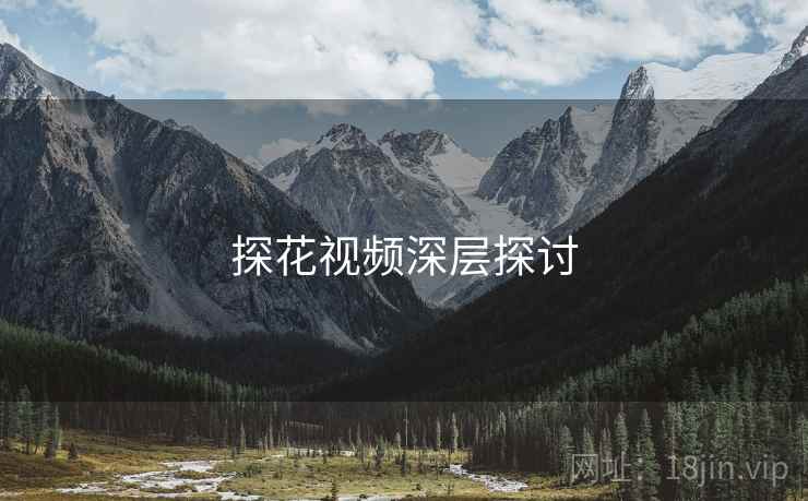探花视频深层探讨