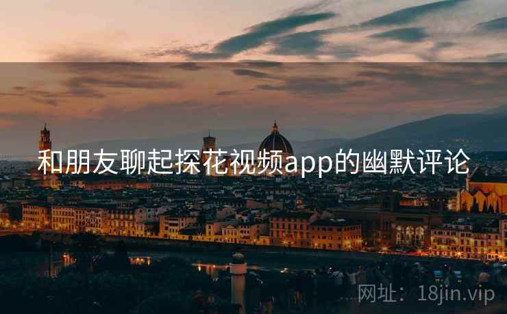 和朋友聊起探花视频app的幽默评论