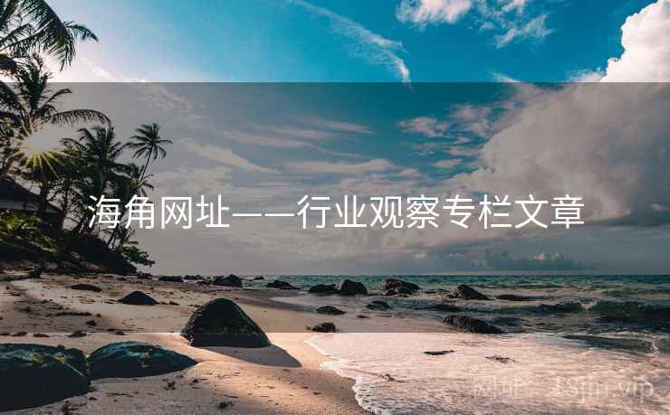 海角网址——行业观察专栏文章